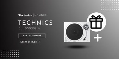 TECHNICS SL-1500CEG-BÍLÝ + DÁREK ZDARMA