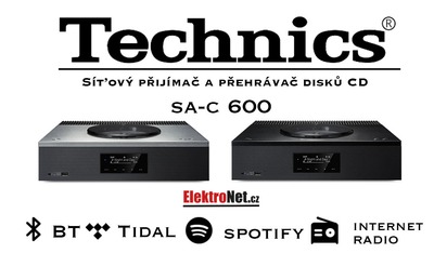 Technics SA-C600.Prémiový síťový přijímač a přehrávač disků CD