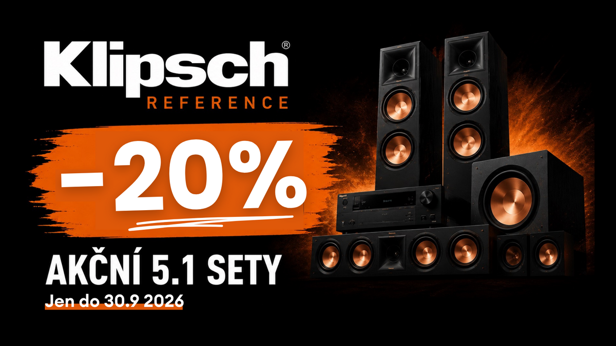 Klipsch Reference 5.1 sety se slevou  - 20 % - Jen do 30.9 2026