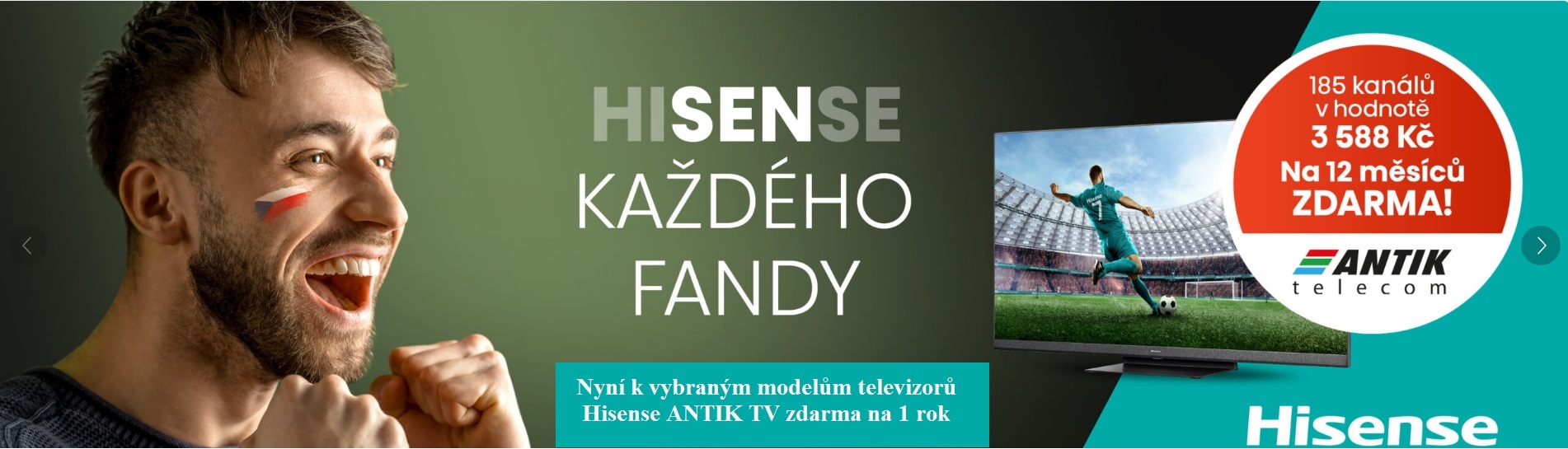 ANTIK TV Zdarma na 1 rok