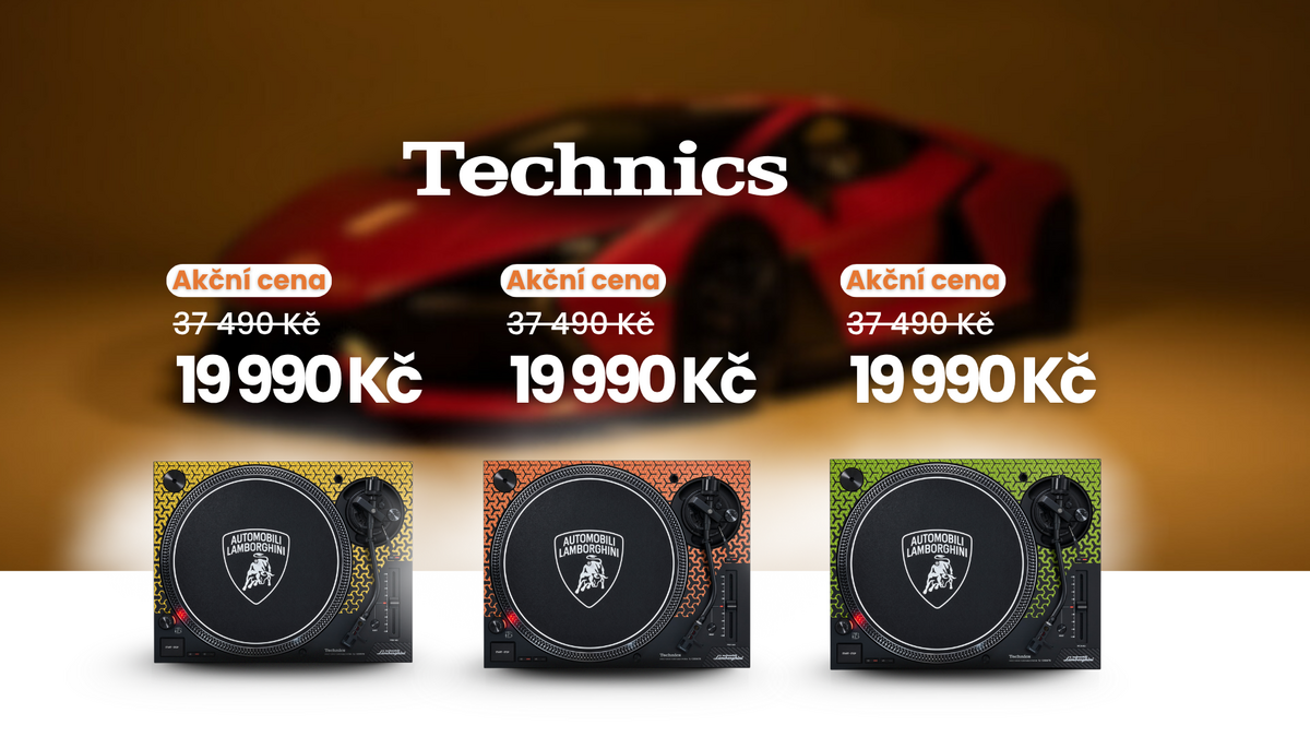 Technics x Lamborghini – exkluzivní edice gramofonu za jedinečnou cenu