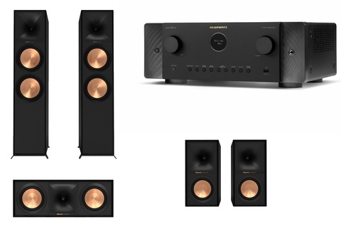 SET Marantz Cinema 60 DAB + reprosoustava Klipsch Reference R-600F + R-50C + R-40M