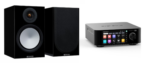 EverSolo Play CD Edition + Monitor Audio Silver 100 7G