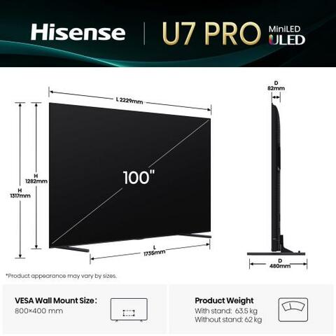 Hisense 100U7Q PRO