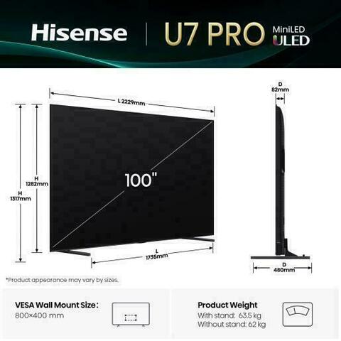 Hisense 100U7Q PRO