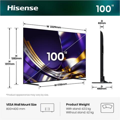 Hisense 100U7S PRO