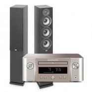 SET Marantz M-CR612 + Elac Debut F 6.2 (stříbrný/černý)