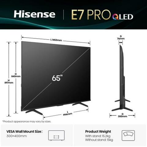 Hisense 65E7Q PRO