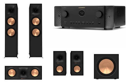 SET Marantz Cinema 60 DAB + REPROSOUSTAVA KLIPSCH REFERENCE R-600F + R-50C + R-40M + R-101SW