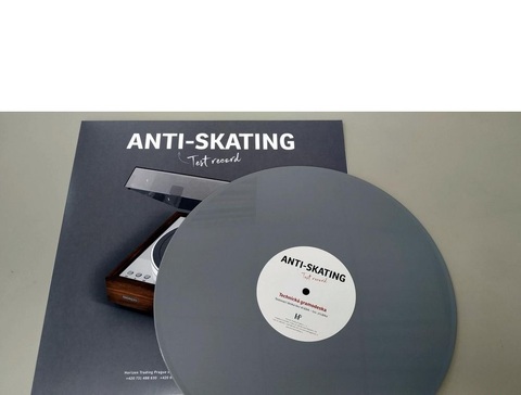 ANTI-SKATING TEST RECORD