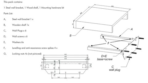 AQ Console gramo G2 ořech