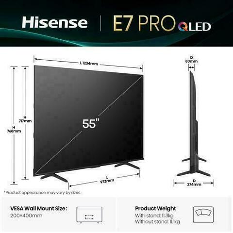 Hisense 55E7Q PRO