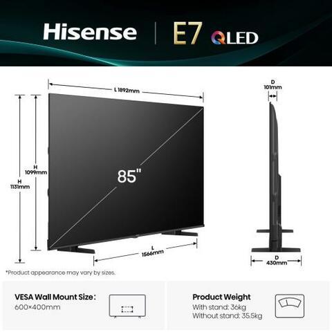 Hisense 85E7Q