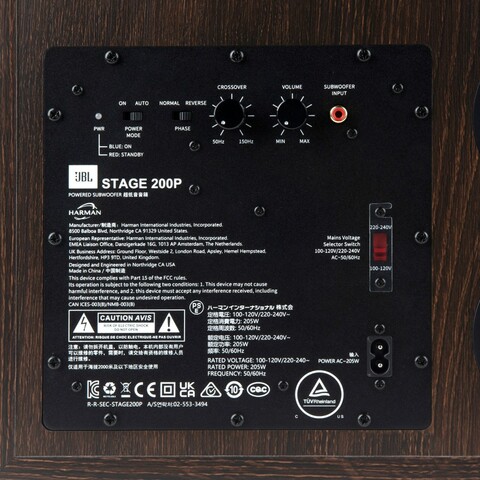 JBL STAGE 200P černý