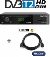 Mascom MC720T2 HD + HDMI kabel 1,5m Mascom 2.0