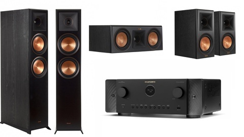 SET Marantz Cinema 60 DAB + Klipsch Reference Premier RP-8000F II + RP-500M II + RP-500C II