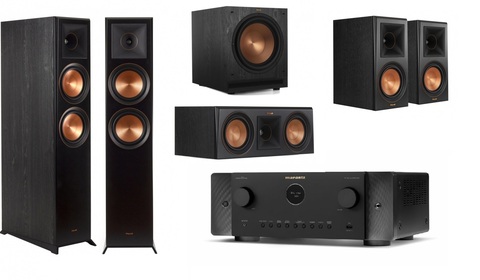 SET Marantz Cinema 60 DAB + Klipsch Reference Premier RP-8000F II + RP-500M II + RP-500C II + RP-1000SW