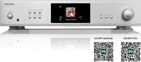 Rotel S14 stříbrný