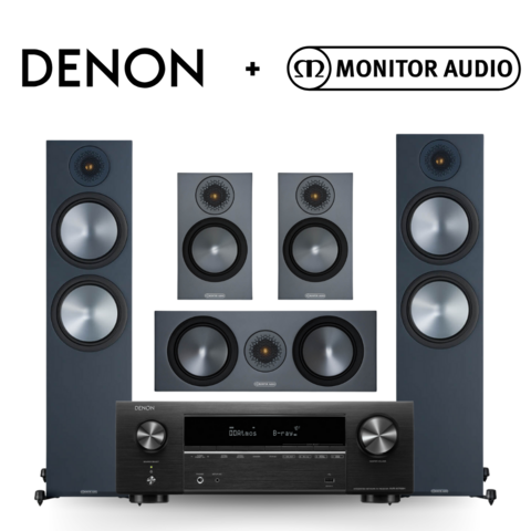 SET Denon AVR-X1800H + Monitor Audio Bronze 500 5.0