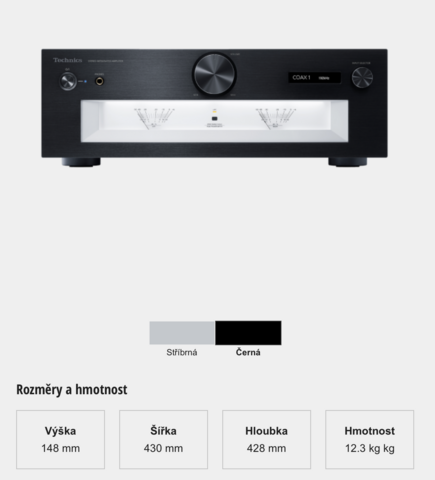 Technics SU-G700M2E-K černý